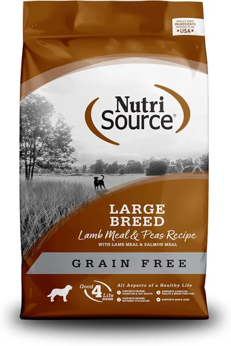 Vista 9 de NutriSource Alimento seco para perros de raza grande, carne de res y arroz, 26 libras Apoyo digestivo probiótico y prebiótico, piel y pelaje