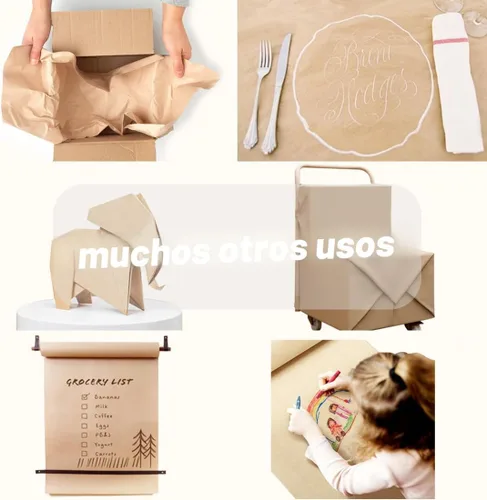 Vista 5 de SMART&CASUAL Papel de regalo negro de 17.8 x 760 pulgadas (63 pies) de papel kraft para regalo, tablón de anuncios, ramos, flores, niños, embalaje
