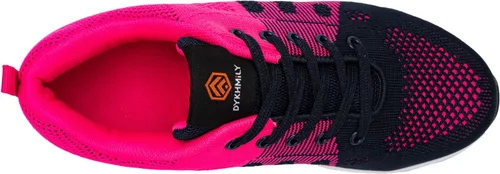 Vista 4 de FENLERN - Zapatos con punta de acero para mujer, tenis de seguridad ligeros con amortiguación de aire, zapatos de trabajo resistentes, fáciles