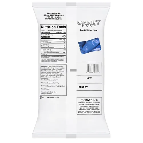 Vista 2 de Buttermints, 13 oz. Bolsa, Aproximadamente 100 mentas envueltas individualmente