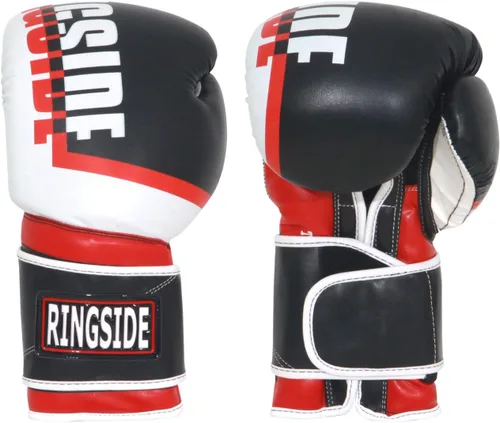 Vista 2 de Guantes de Boxeo de Sparring Ringside Bullet - Cuero Sintético de Alto Rendimiento para Boxeo, MMA, Muay Thai - Ajuste Seguro, Comodidad Ventilada