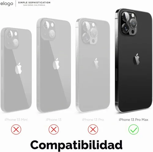 Vista 6 de elago Funda de silicona líquida prémium para iPhone 13 Pro Max, color negro