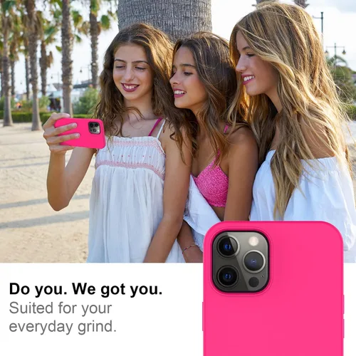 Vista 7 de Funda de silicón para iPhone 12 de 6.1 pulgadas e iPhone 12 Pro Max de 6.7 pulgadas