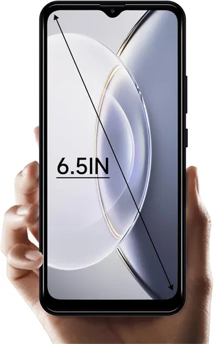 Vista 2 de X1 sin accesorios 2024 Pantalla HD+ de 6.5 pulgadas 4G LTE GSM Teléfonos Android desbloqueados 16GB Teléfono celular 2GB RAM Android Teléfono Negro