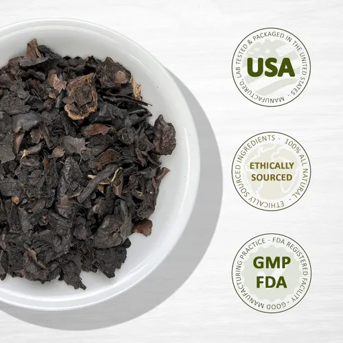 Vista 4 de Evergreen Herbs Cascaras de nogal negro, WIldcrafted, Cascara De Nogal Negro 4 oz. (3.99 oz)