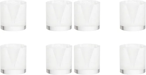 Vista 9 de Mcredy Mini soporte de cono de helado de acrílico para barra de postres de fiesta, 1 pulgada, 4 unidades Acrílico transparente, base estable