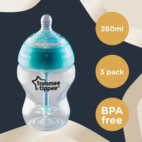 Vista 2 de Tommee Tippee Advanced Anti-Colic Bottle 8.8 fl oz 3Pk (Enviado desde Reino Unido)