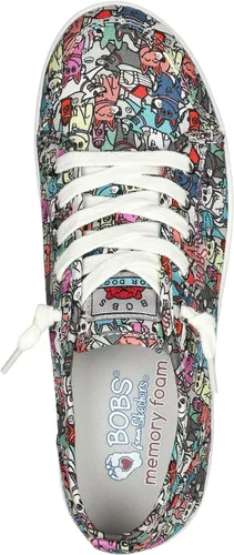 Vista 5 de Skechers Mujer, BOBS B Cute - Friends Fur-Ever Zapatilla De Deporte Gris