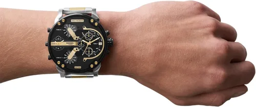 Vista 4 de Diesel Mr. Daddy 2.0 Men's Watch with Oversized Chronograph Watch Dial and Stainless Steel, Silicone or Leather Band