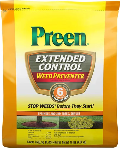 Vista 10 de Preen Extended Control Preventor de maleza - 13.75 lb. - Cubre 2,245 pies cuadrados.