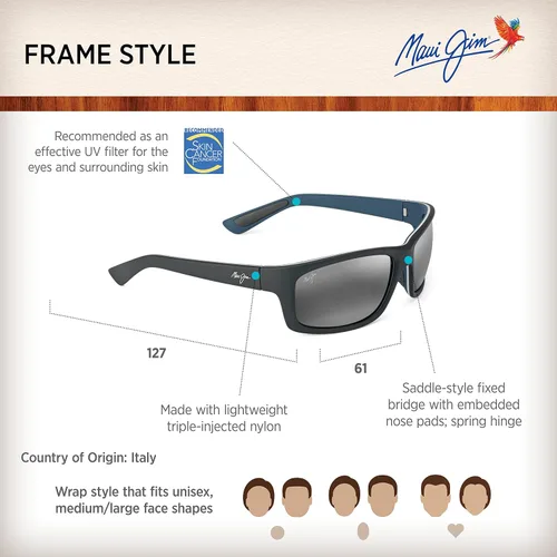 Vista 6 de Maui Jim Kanaio Coast - Gafas de sol polarizadas para hombre y mujer