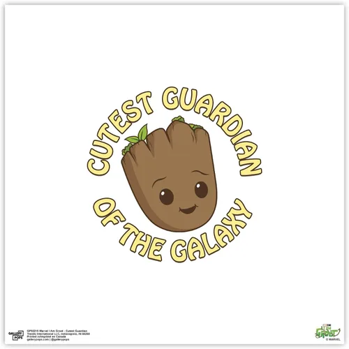 Vista 9 de Trends International Gallery Pops Marvel I Am Groot - Póster artístico de pared con marco negro, 12 x 12 pulgadas