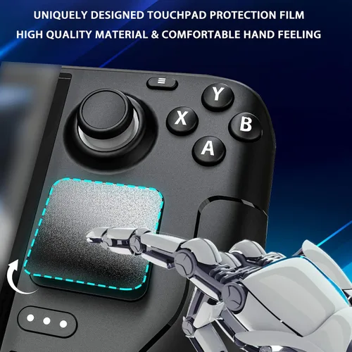 Vista 7 de Volprot 9H - Protector de pantalla de vidrio para cubierta de vapor, película templada transparente HD transparente sin burbujas, antiarañazos