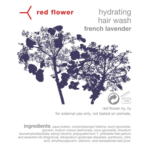 Vista 2 de Red Flower Lavanda francesa hidratante para el cabello, 10.2 onzas líquidas