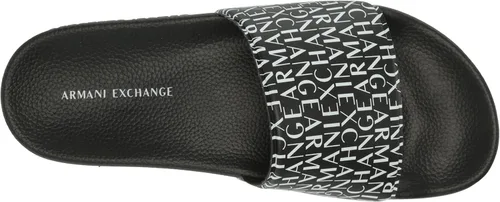 Vista 5 de AX ARMANI EXCHANGE Men's Logo Slide Sandal