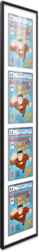 Vista 61 de Poster Palooza Marco de cómics con paspartú para 1 cómic de grado CGC, CBCS o PGX, marco de cómic de bronce para cómic de 8.125 x 13 pulgadas
