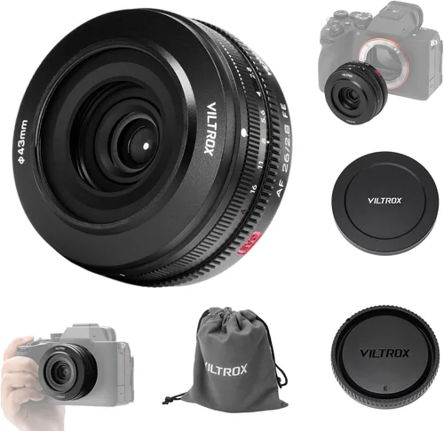 Vista 22 de VILTROX AF 0.354 in F2.8 Air E-Mount APS-C Lente Prime Ultra-Wide para Sony