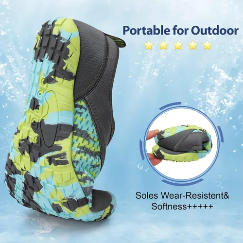 Vista 6 de Spesoul Zapatos de agua para mujer y hombre, para natación, playa, secado rápido, para piscina, senderismo, entrenamiento, deportes acuáticos al
