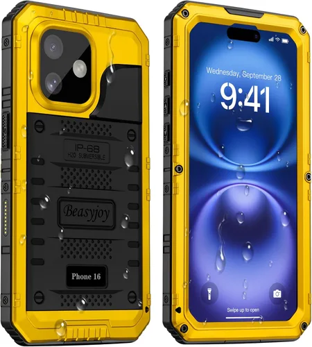 Vista 29 de Beasyjoy Funda para iPhone 12 - Impermeable, Grado Militar Resistente a Golpes con Protector de Pantalla Integrado, Protección Completa del Cuerpo