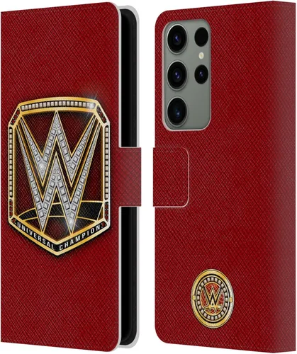 Vista 251 de Head Case Designs Officially Licensed WWE Cruiserweight Champion Title Belts Leather Wallet Case Compatible with Samsung Galaxy A07 4G Campeón