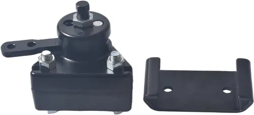 Vista 6 de Go kart Brakes Pinza de freno mecánica con soporte negro