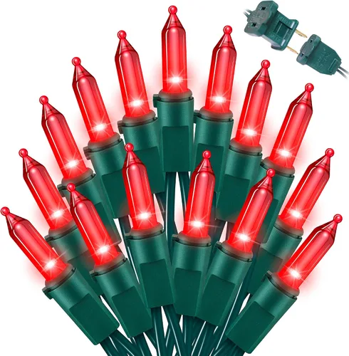 Vista 20 de LAMPHOME 100 Mini Luces LED Cuenta Blanco Cálido - Luces de Cadena - 21.6 Pies Luces LED de Navidad, Mini Luces LED para Exteriores Hogar Fiestas