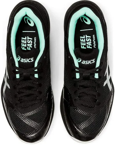 Vista 6 de ASICS Zapatos de voleibol Netburner Ballistic FlyteFoam para mujer, Blanco