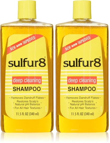 Vista 5 de Sulfur8 Champú – Elimina las escamas de la caspa, restaura el equilibrio del pH del cuero cabelludo, fórmula limpiadora para todo tipo de cabello