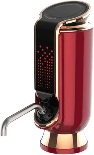 Vista 6 de Decantador de vino eléctrico, vertedor de vino inteligente automático y aireador, bomba de vino eléctrica, dispensador de bomba de decantador