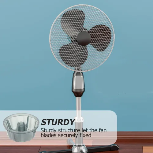Vista 3 de Angoily 5 tapas de tuerca de ventilador para ventiladores de techo fáciles de instalar, tapas de plástico para fijación de cuchillas, compatibilidad