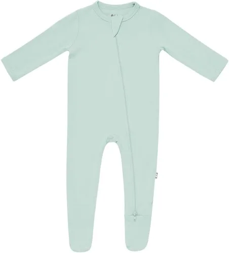 Vista 108 de KYTE BABY Pies unisex con cierre de cremallera, rayón hecho de bambú, 0-24 meses