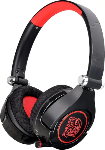 Vista 4 de Tt eSPORTS CRONOS GO Micrófono retráctil Ultimate Light LED Gaming Headset (HT-CRG-ANOEBK-15)