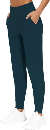 Vista 2 de THE GYM PEOPLE - Pantalones deportivos ajustados para mujer, ligeros, para entrenamiento, yoga, correr y descanso