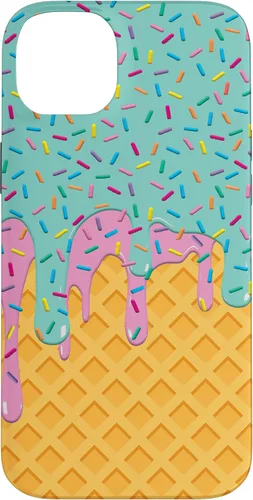 Vista 15 de Ice Cream Cone with Sprinkles Case for iPhone 17