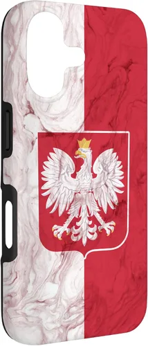 Vista 3 de Poland Flag and Elegant Background - Polish Pride Case for iPhone 17