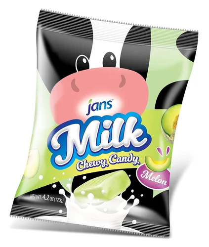 Vista 6 de Jans Caramelo masticable de leche matcha – Bocadillo de té verde japonés Hecho con extracto de matcha real Sin grasa, sin colesterol, caramelo