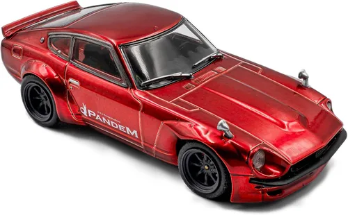 Vista 6 de Solido 1:43 Escala Pandem 240Z Rojo 1973 Diecast Model Car S4316302