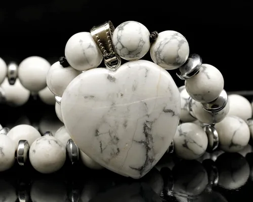 Vista 55 de Colgante de corazón de aventurina natural, Collar de cuentas de aventurina genuina, Collar de piedra verde, Collar de piedras preciosas, Cuentas