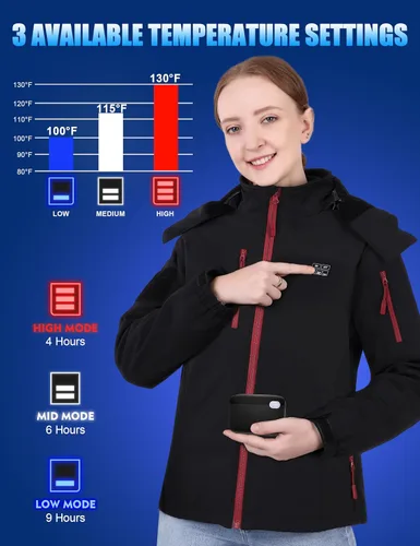 Vista 3 de Chaqueta térmica para mujer