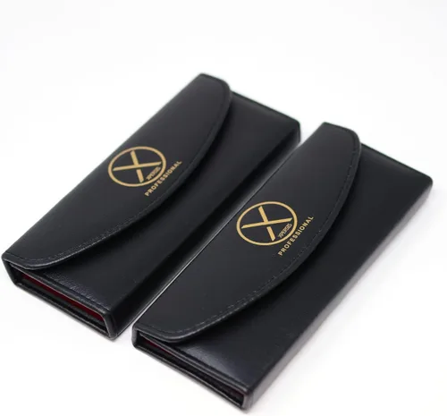 Vista 4 de PRO - Tijeras de peluquero afiladas con mango de dragón azul y tijeras de adelgazamiento, peso ligero, fabricado en Alemania, acero premium