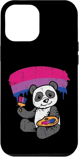 Vista 6 de iPhone 14 Panda Painting Animal LGBTQ Bisexual Flag Gay Pride Ally Bi Case