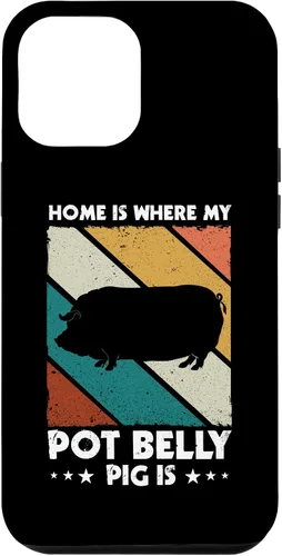 Vista 6 de iPhone 15 Pot Belly Pig Lover Suministros de alimentos Pot Belly Pig Mom Case