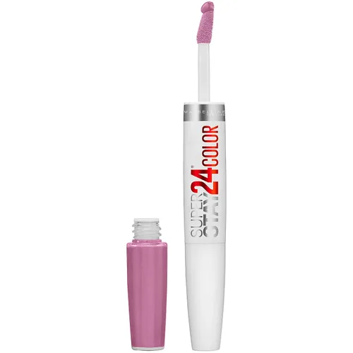 Vista 44 de Maybelline Super Stay 24, lápiz labial líquido de maquillaje de 2 pasos, color altamente pigmentado de larga duración con bálsamo hidratante, Merlot