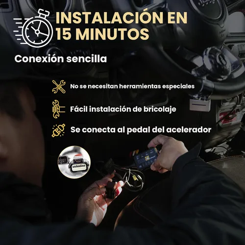 Vista 4 de Comandante de pedales para Toyota Hilux 2008-2015 regulador de respuesta