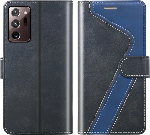 Vista 13 de Funda tipo cartera para Samsung Galaxy Note 8, funda de piel con bloqueo RFID, soporte magnético con tapa abatible, a prueba de golpes, compatible