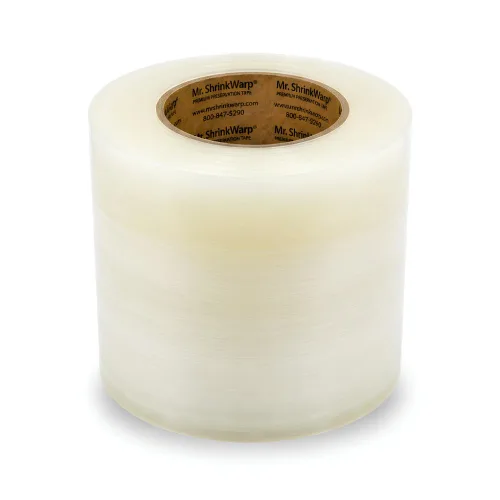 Vista 9 de Mr. Shrinkwrap Cinta de película retráctil de 2 pulgadas, impermeable, adhesiva, adaptable, ideal para reforzar costuras, parches y puertas de Azul