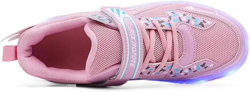 Vista 3 de HHSTS Patines de cuatro ruedas recargables para niños y niñas, fáciles de aprender y más equilibrados para cumpleaños