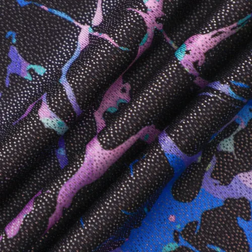 Vista 6 de EQSJIU Leotardos de gimnasia para niñas y niños mosaico sirena mariposa estrellas leopardo galaxia teñido anudado cosmos leopardo
