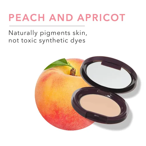 Vista 4 de 100% PURE Corrector compacto de larga duración pigmentado de frutas, rosa alpino, corrector de cobertura completa, disminuye las ojeras