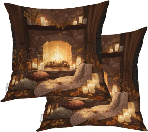 Vista 46 de Abstract Geometric Forms Throw Pillow Covers, Aesthetic Modern Art Cushion Cases Digital Blended Hidden Zipperl Decorative Pillow Covers Square